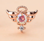 Women's Vintage Love Five-pointed Star Diamond Stud Earrings