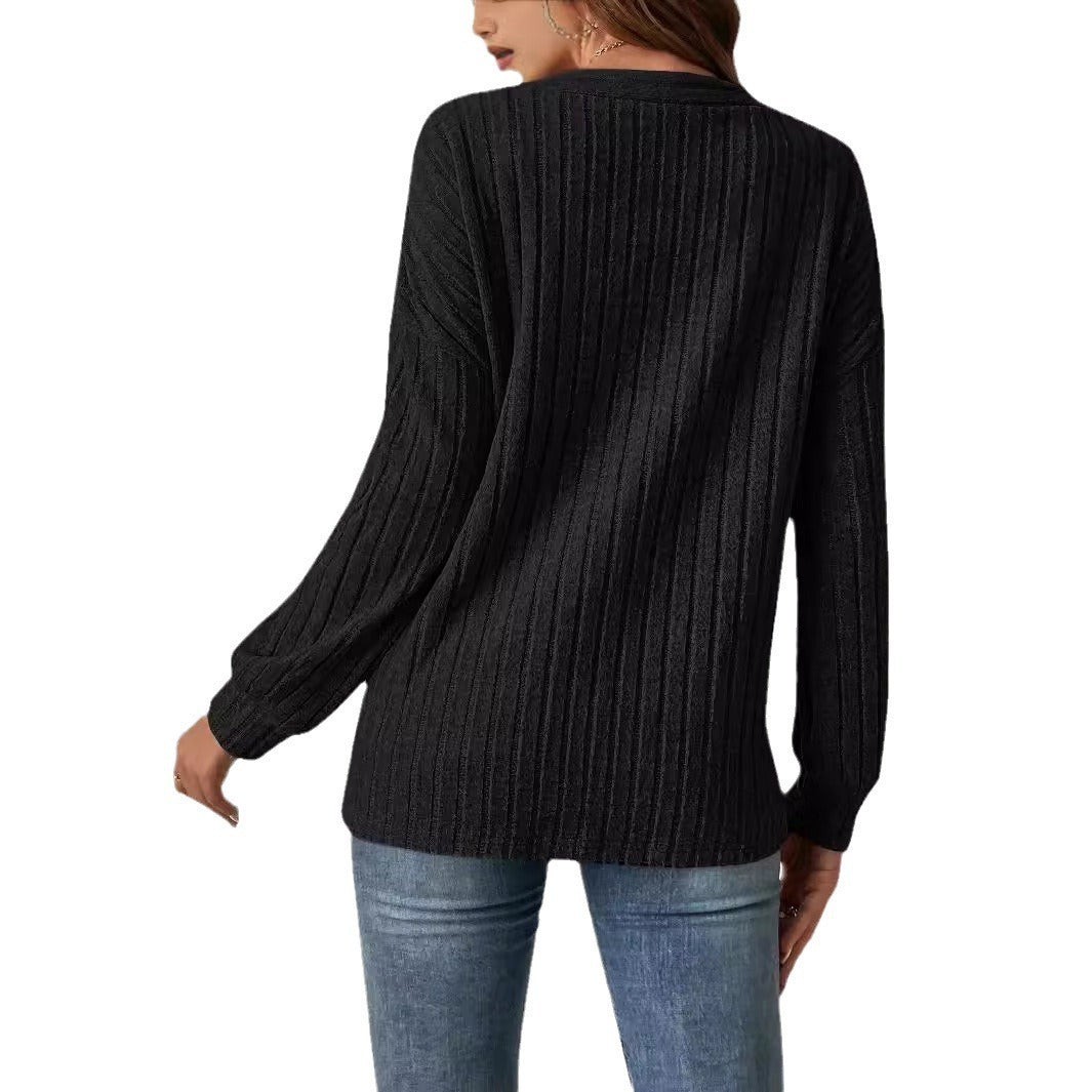 Brushed Solid Color Cardigan Model LIERSHERF Coat Women's Clothing