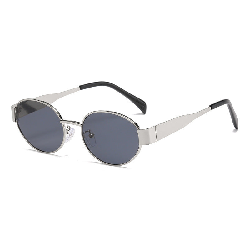 Fashion Retro Oval Sunglasses For Women