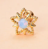 Women's Vintage Love Five-pointed Star Diamond Stud Earrings