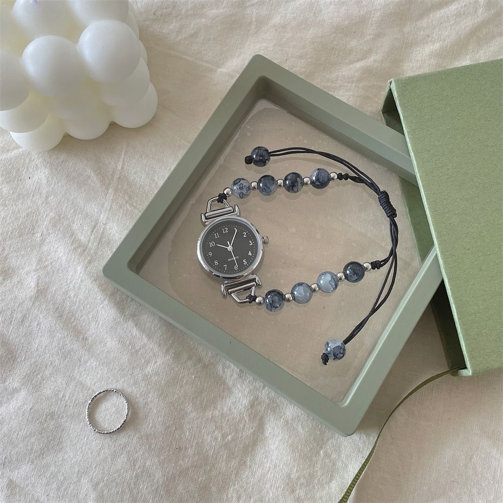 Women's Fashionable All-match Camellia Beaded Watch