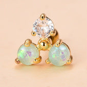 Women's Vintage Love Five-pointed Star Diamond Stud Earrings