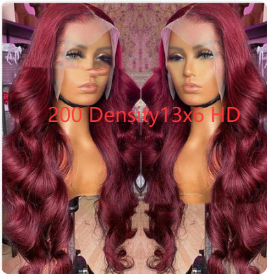 Wine Red Wig Hot Sale Front Lace