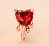 Women's Vintage Love Five-pointed Star Diamond Stud Earrings