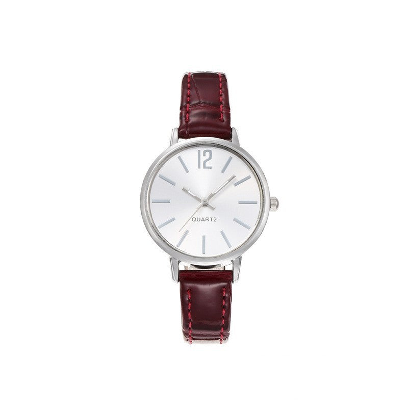 Thin Belt Scale Fashionable Simple Temperament Women's Watch