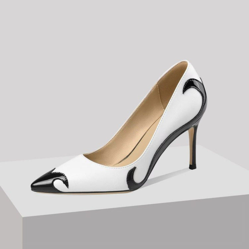 Small Niche High Heels With Pointed Toes And Thin Heels