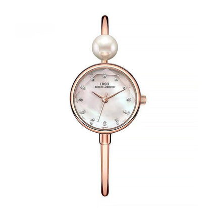 Women's Bracelet Watch Shell Surface Pearl