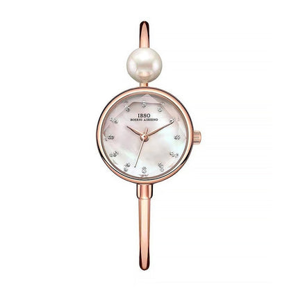 Women's Bracelet Watch Shell Surface Pearl