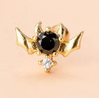 Women's Vintage Love Five-pointed Star Diamond Stud Earrings