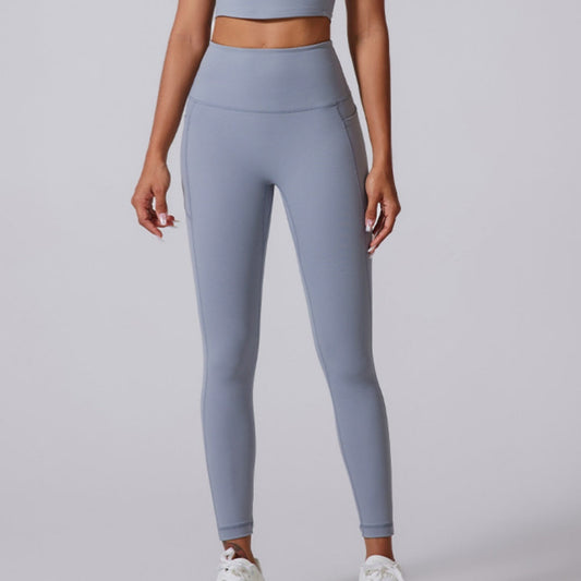 Double Pocket High Waist Yoga Trousers