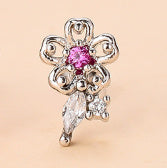 Women's Vintage Love Five-pointed Star Diamond Stud Earrings