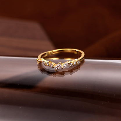 Women's Versatile Irregular Geometric Adjustable Ring