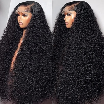 13x6 Front Lace Wig Female Medium Long Curly Hair Hair Cover
