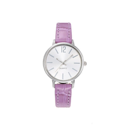 Thin Belt Scale Fashionable Simple Temperament Women's Watch