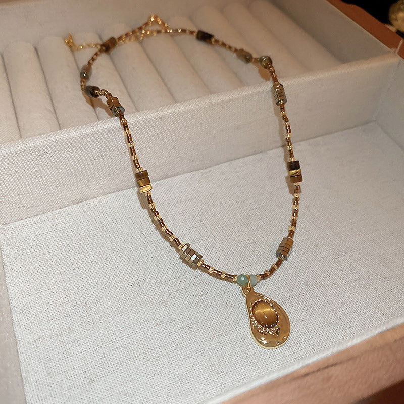 Sun Pendant Stainless Steel Necklace