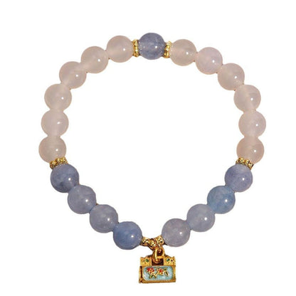 Aquamarine Light Luxury Minority Exquisite Crystal Bracelet