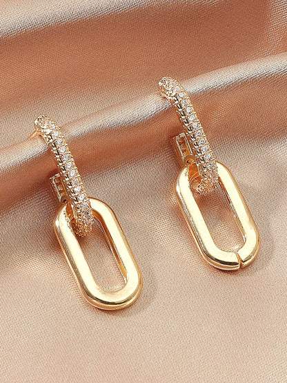 Popular Original Design Cool Style Fashion Personality Copper Earrings