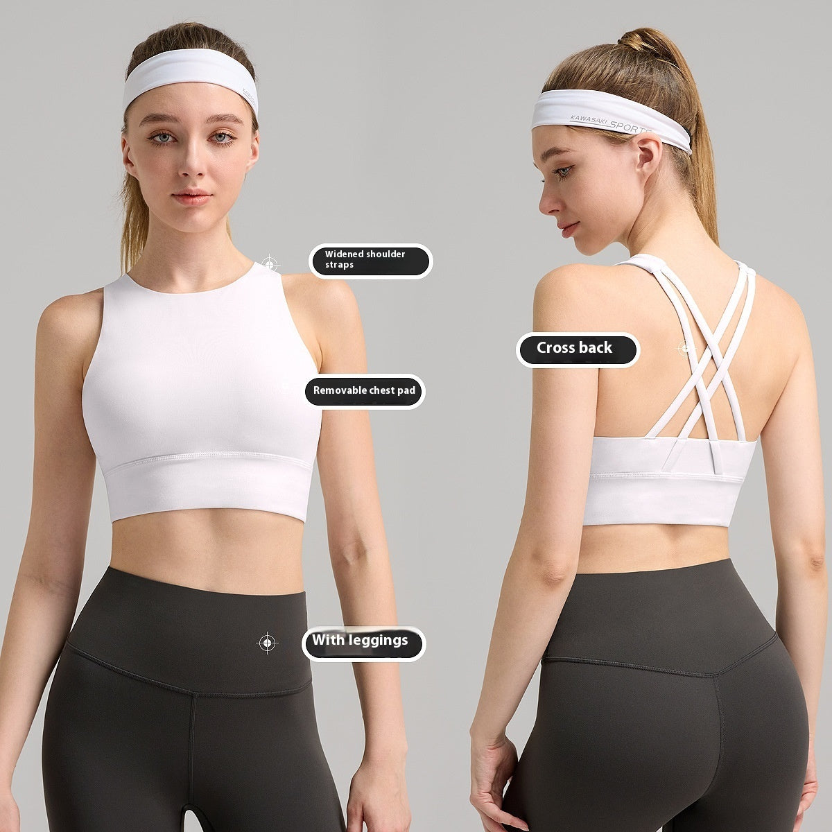 Sports Female Shockproof Push-up Running Workout Vest