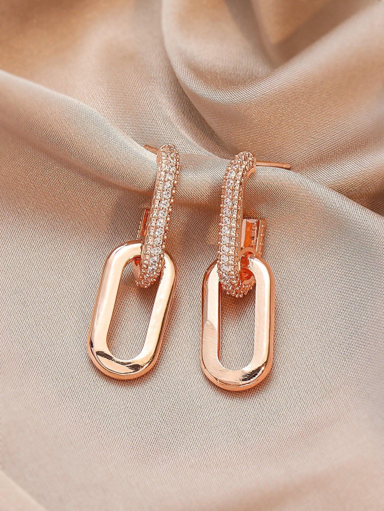 Popular Original Design Cool Style Fashion Personality Copper Earrings