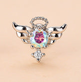 Women's Vintage Love Five-pointed Star Diamond Stud Earrings