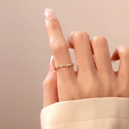 Women's Versatile Irregular Geometric Adjustable Ring