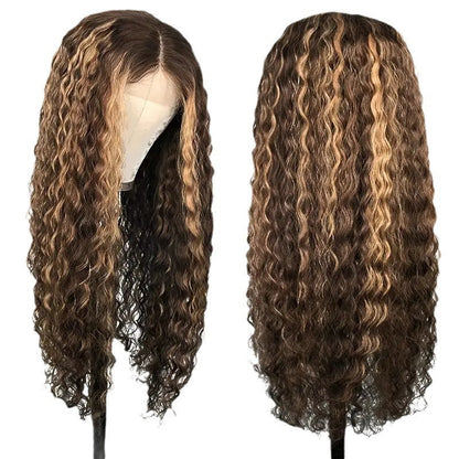 Small Volume Wound Tube Afro Long Curly Wig