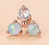 Women's Vintage Love Five-pointed Star Diamond Stud Earrings