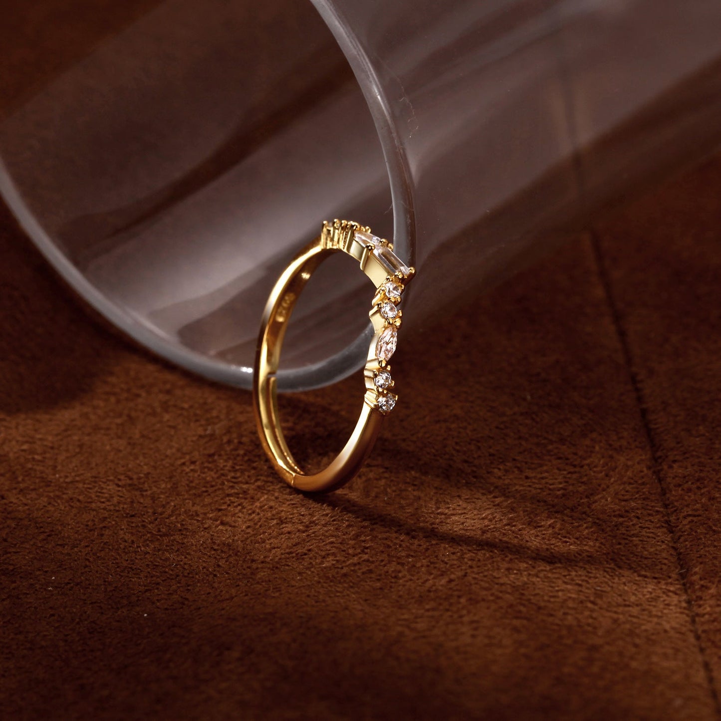 Women's Versatile Irregular Geometric Adjustable Ring