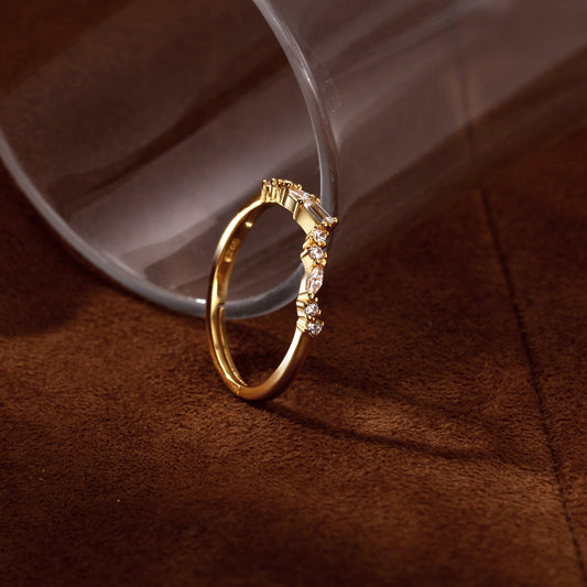 Women's Versatile Irregular Geometric Adjustable Ring