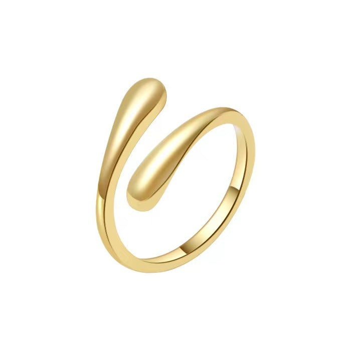 Stylish And Simple Personality Hug Female Open Ring