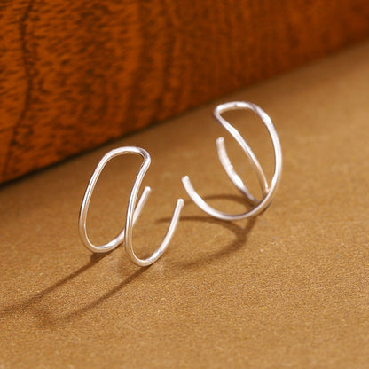 Simple Ladies Cross Ear Hook Elegant