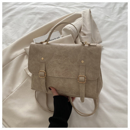 Simple Western Style Crossbody Backpack For Women