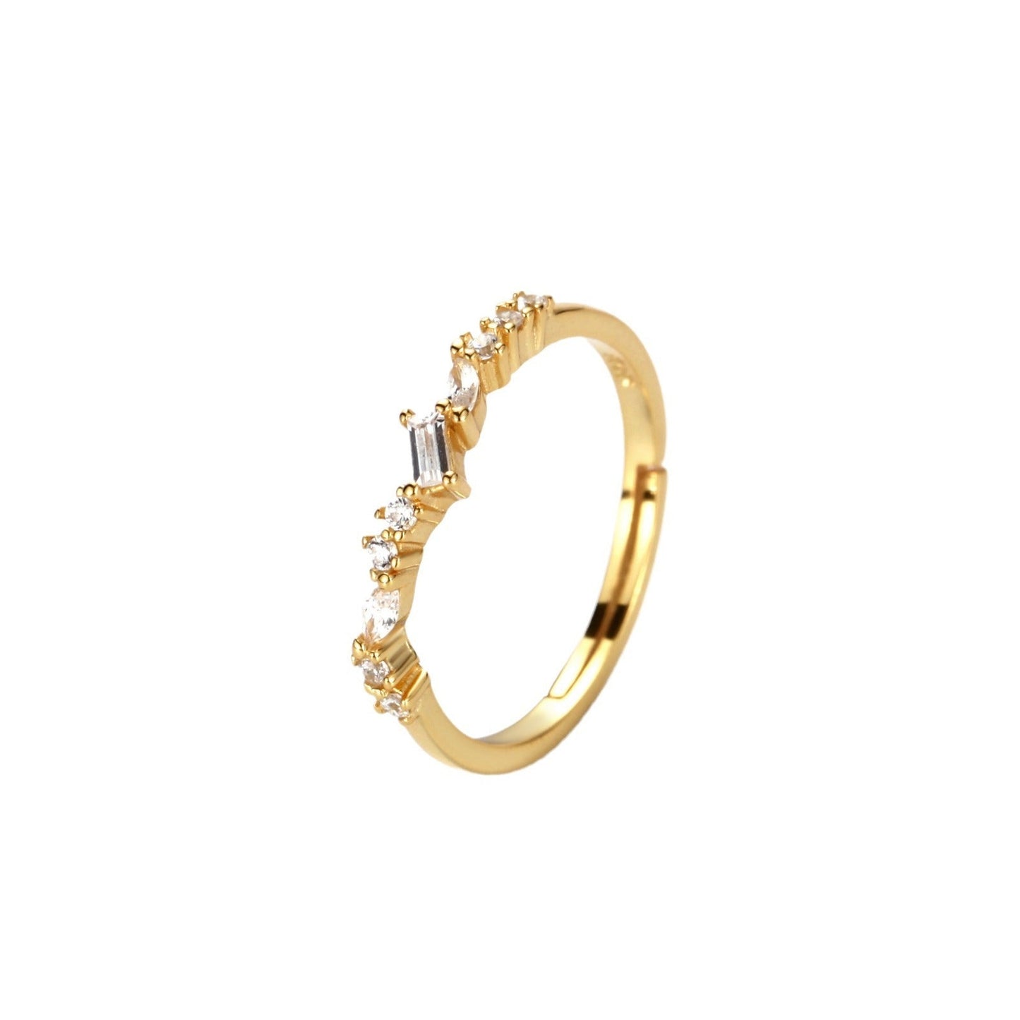 Women's Versatile Irregular Geometric Adjustable Ring