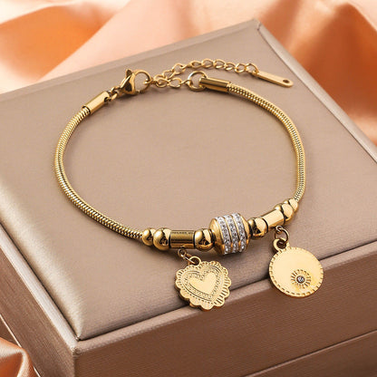 Stainless Steel Bracelet 18K Vacuum Plating