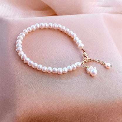 New Freshwater Pearl Cat's Paw Bracelet For Women Cute Fashion