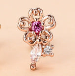 Women's Vintage Love Five-pointed Star Diamond Stud Earrings