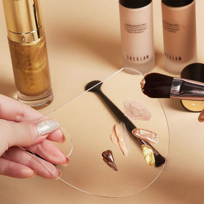 Acrylic Nail Artn Makeup Palette Eye Shadow Stick Gel Foundation Cream Eye Shadow Stick Nail Art Cosmetic Manicure Toolsable Makeup Blending Tool For Travel Daily