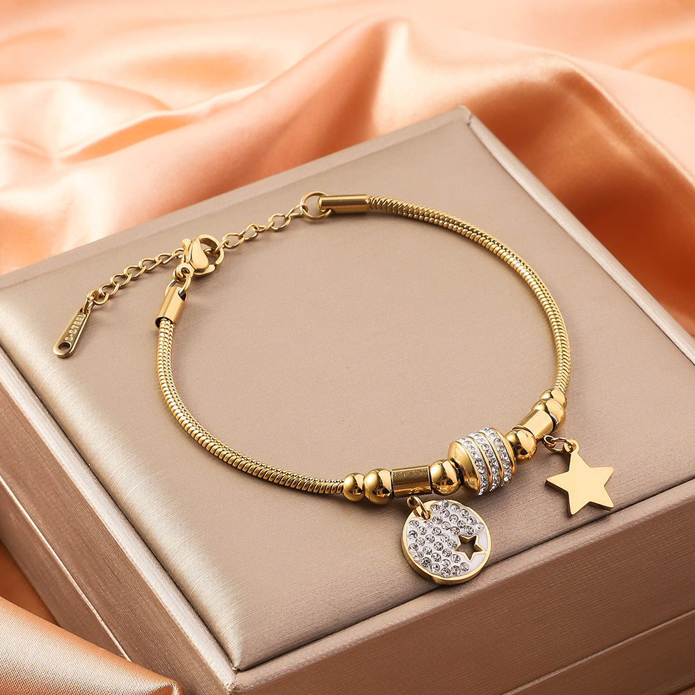 Stainless Steel Bracelet 18K Vacuum Plating