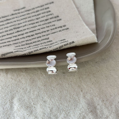 Copper Plating Commuting Advanced Sense Ear Rings