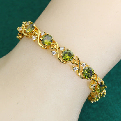 European And American AAA Zircon Bracelet