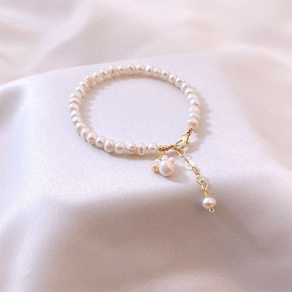 New Freshwater Pearl Cat's Paw Bracelet For Women Cute Fashion