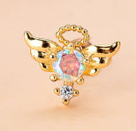 Women's Vintage Love Five-pointed Star Diamond Stud Earrings